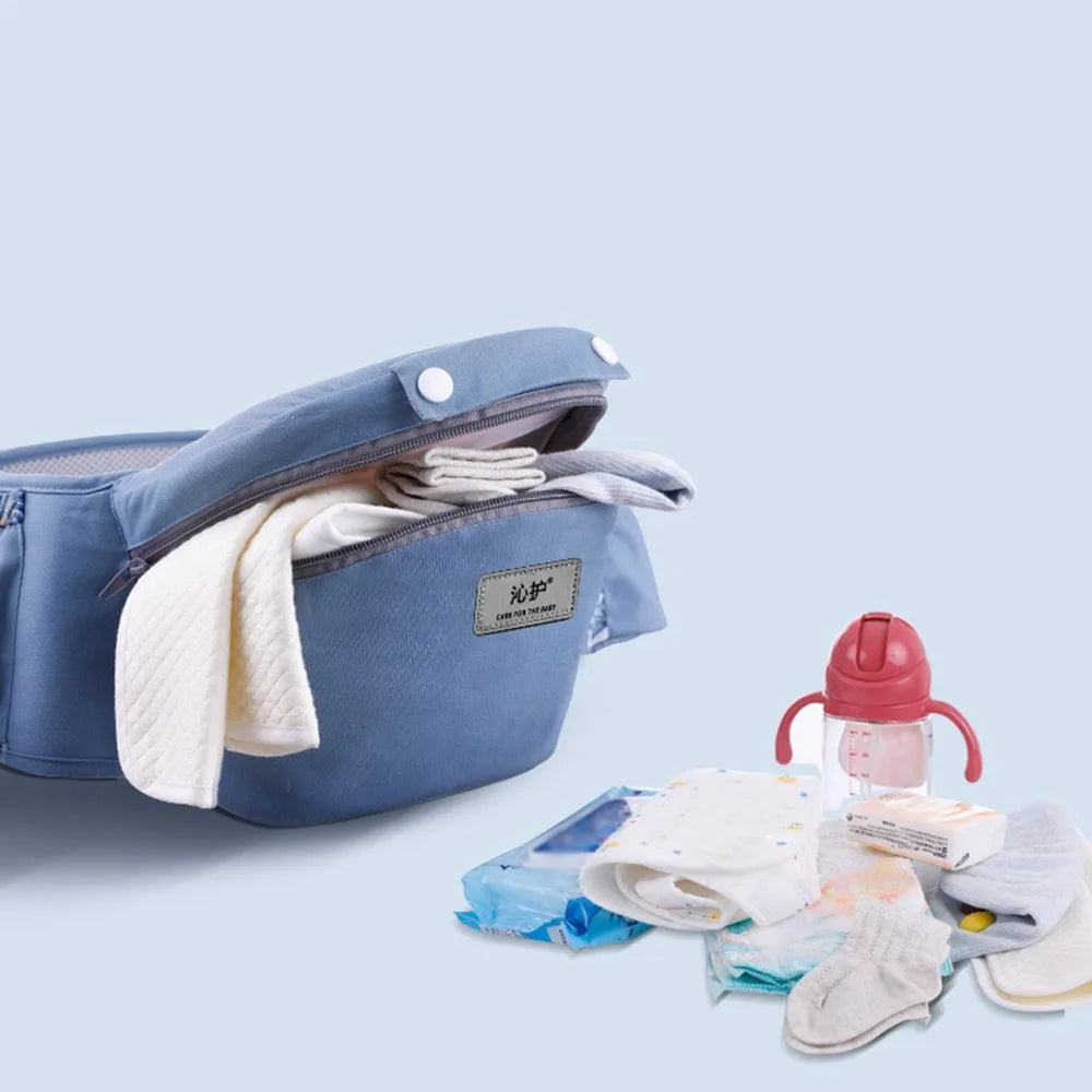 Ergonomic Baby Carrier Backpack, Hipseat, Front Facing Kangaroo Baby Wrap
