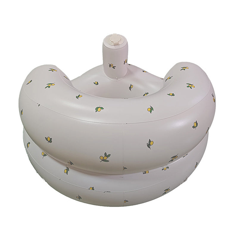 Inflatable Baby Seat for Babies 3-36 Months, Built in Air Pump Children Baby Sofa, Bumbo Seat for Learning to Sit, Feeding