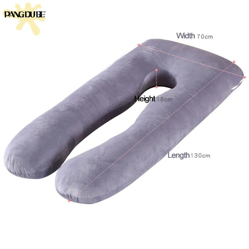 U-Shaped Pregnancy Pillow, Sleeping Waist Pillow for Pregnant Women, Nursing Pillow Breastfeeding Cushion for Women