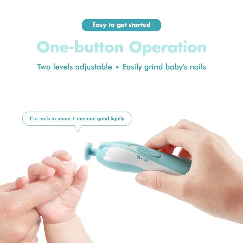 Multifunctional Baby Electric Nail Trimmer, Nail Polisher/Trimmer Set for Baby