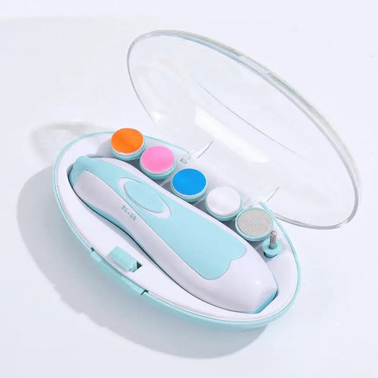 Multifunctional Baby Electric Nail Trimmer, Nail Polisher/Trimmer Set for Baby