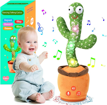 1pc Dancing Cactus Toy, Repeat Talking, Song Speaker Wriggle Dancing Sing Talk, Plushie Stuffed, Interaction and Decoration