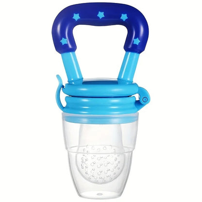 Baby Feeding Spoon, Fruit Grinding Pacifier, Silicone Mesh Baby Feeding Tableware