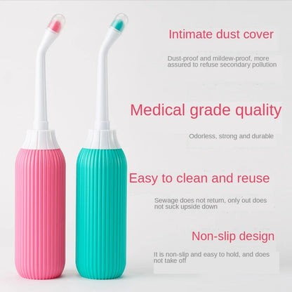 Portable Peri Bottle Bidet With Carrier Bag, Women's Perineum Body Bidet